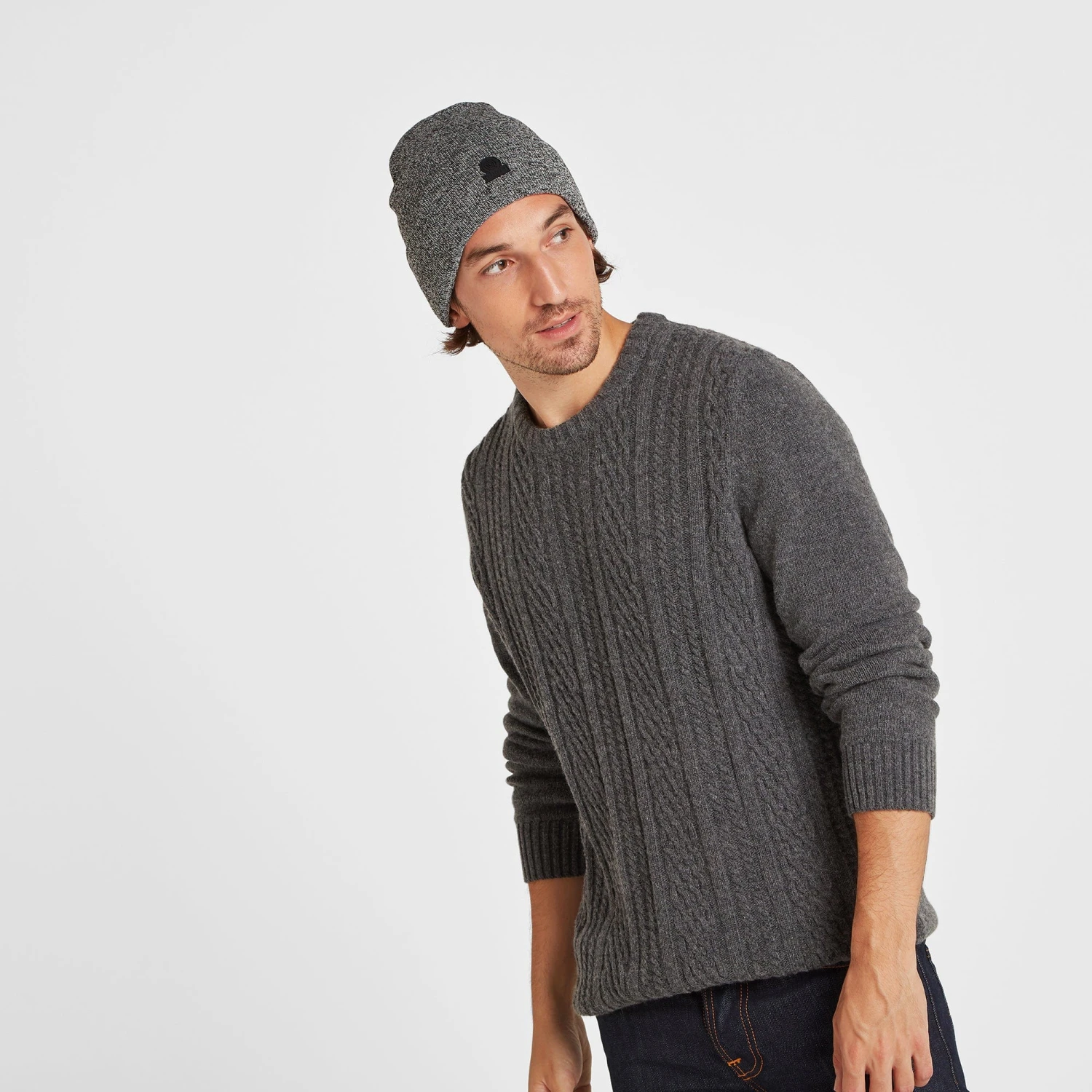 Aberford Beanie Hat - Dark Grey 3 Aberford Beanie Hat - Dark Grey