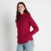 Acer Womens Knitlook Fleece Hoody - Cerise Marl