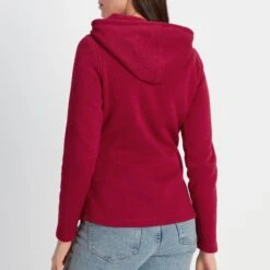 Acer Womens Knitlook Fleece Hoody - Cerise Marl 13 Acer Womens Knitlook Fleece Hoody - Cerise Marl -Fashion General Store 61856 ACER303 3