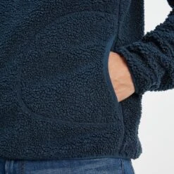 Adams Mens Sherpa Half Zip Fleece - Dark Indigo -Fashion General Store 61856 ADAMS002 5