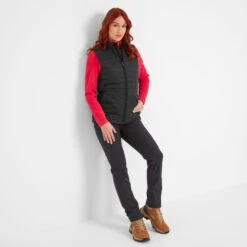 Adderley Womens Insulated Running Gilet - Black -Fashion General Store 61856 ADDE303 1