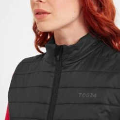 Adderley Womens Insulated Running Gilet - Black -Fashion General Store 61856 ADDE303 4