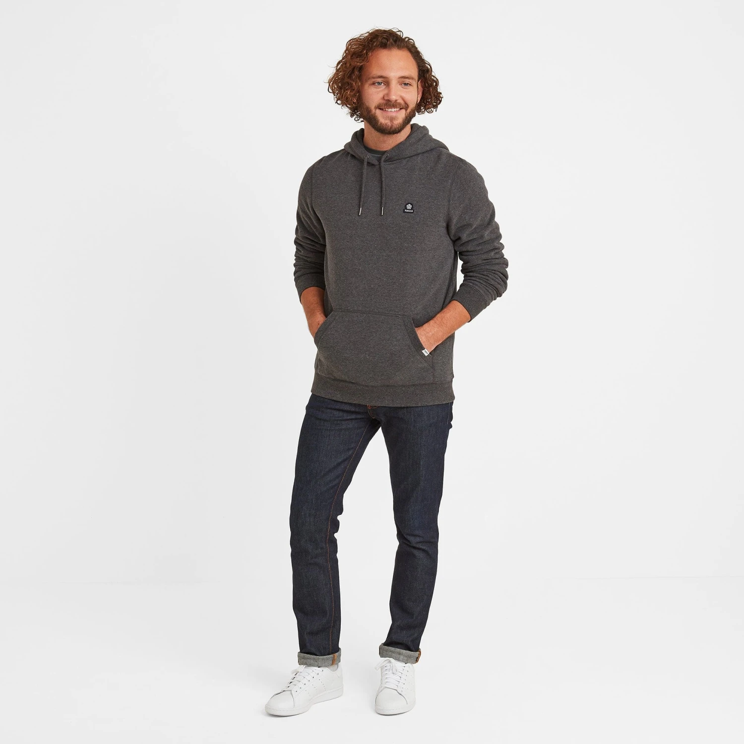 Akerman Mens Hoody - Dark Grey Marl 6 Akerman Mens Hoody - Dark Grey Marl - Image 4