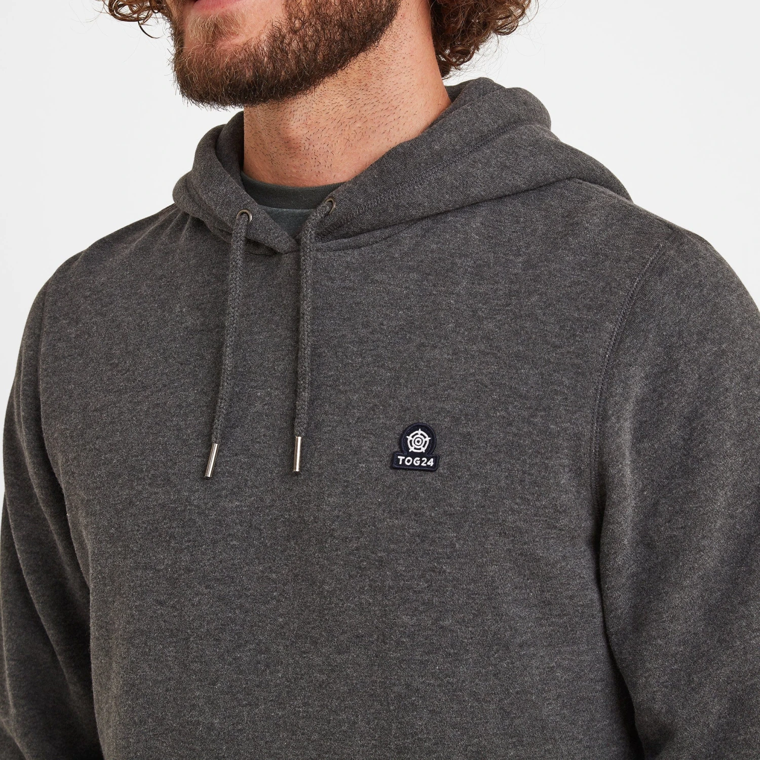 Akerman Mens Hoody - Dark Grey Marl 5 Akerman Mens Hoody - Dark Grey Marl - Image 3