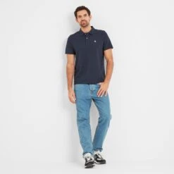 Aketon Mens Polo Shirt - Navy -Fashion General Store 61856 AKET001 1