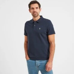 Aketon Mens Polo Shirt - Navy