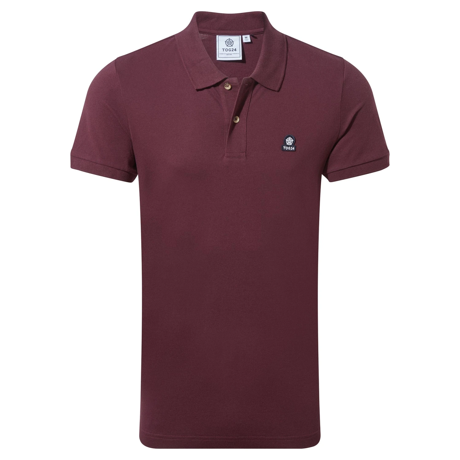 Aketon Mens Polo Shirt - Deep Port 5 Aketon Mens Polo Shirt - Deep Port - Image 3