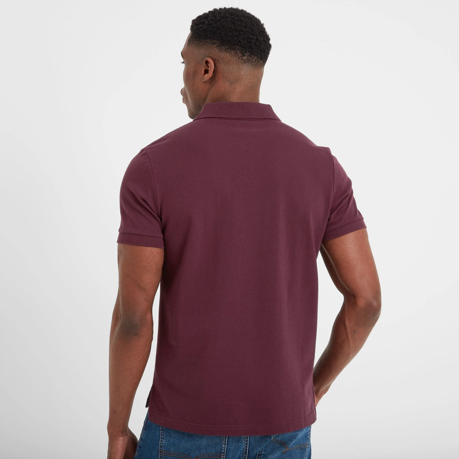 Aketon Mens Polo Shirt - Deep Port 4 Aketon Mens Polo Shirt - Deep Port - Image 2