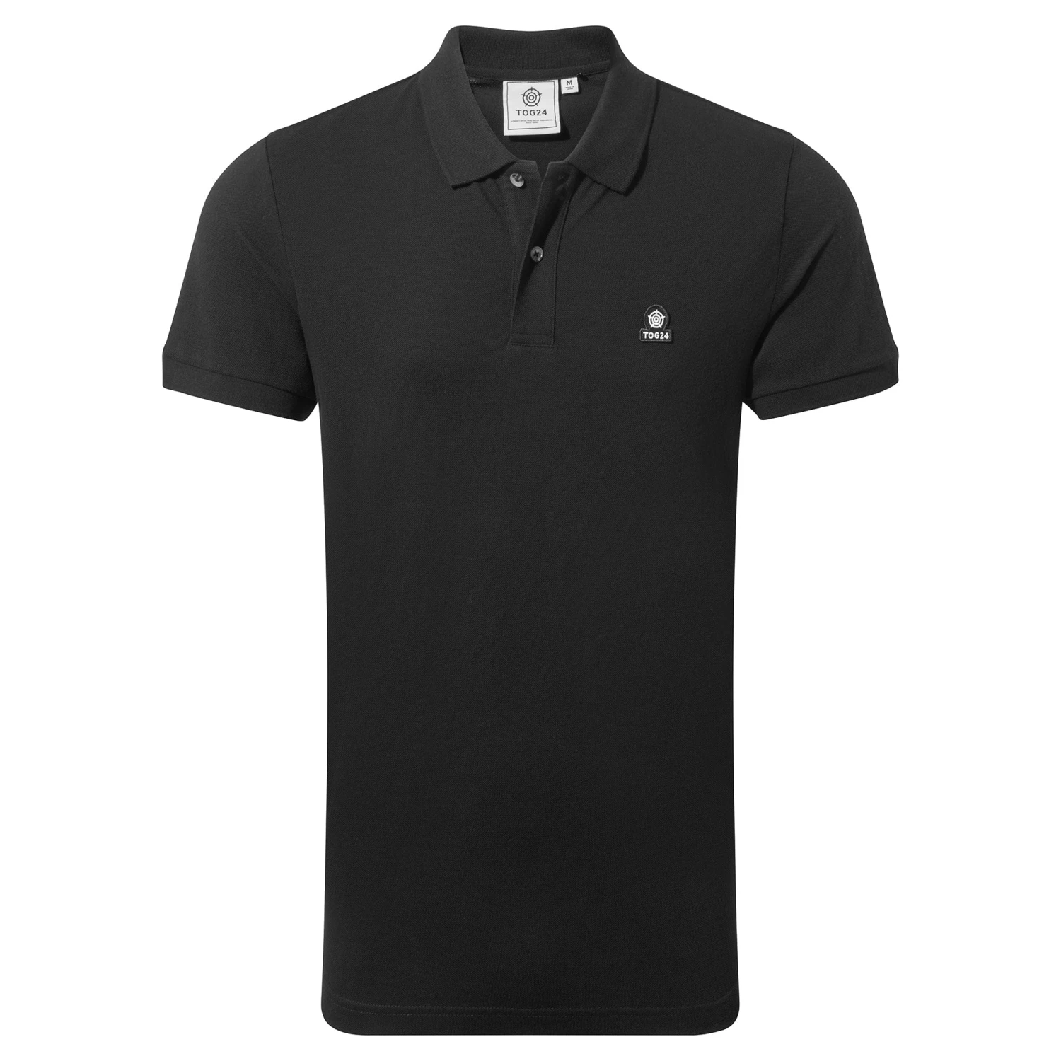 Aketon Mens Polo Shirt - Black 5 Aketon Mens Polo Shirt - Black - Image 3