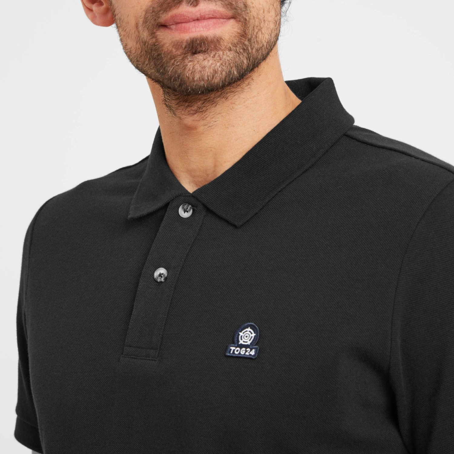 Aketon Mens Polo Shirt - Black 7 Aketon Mens Polo Shirt - Black - Image 5