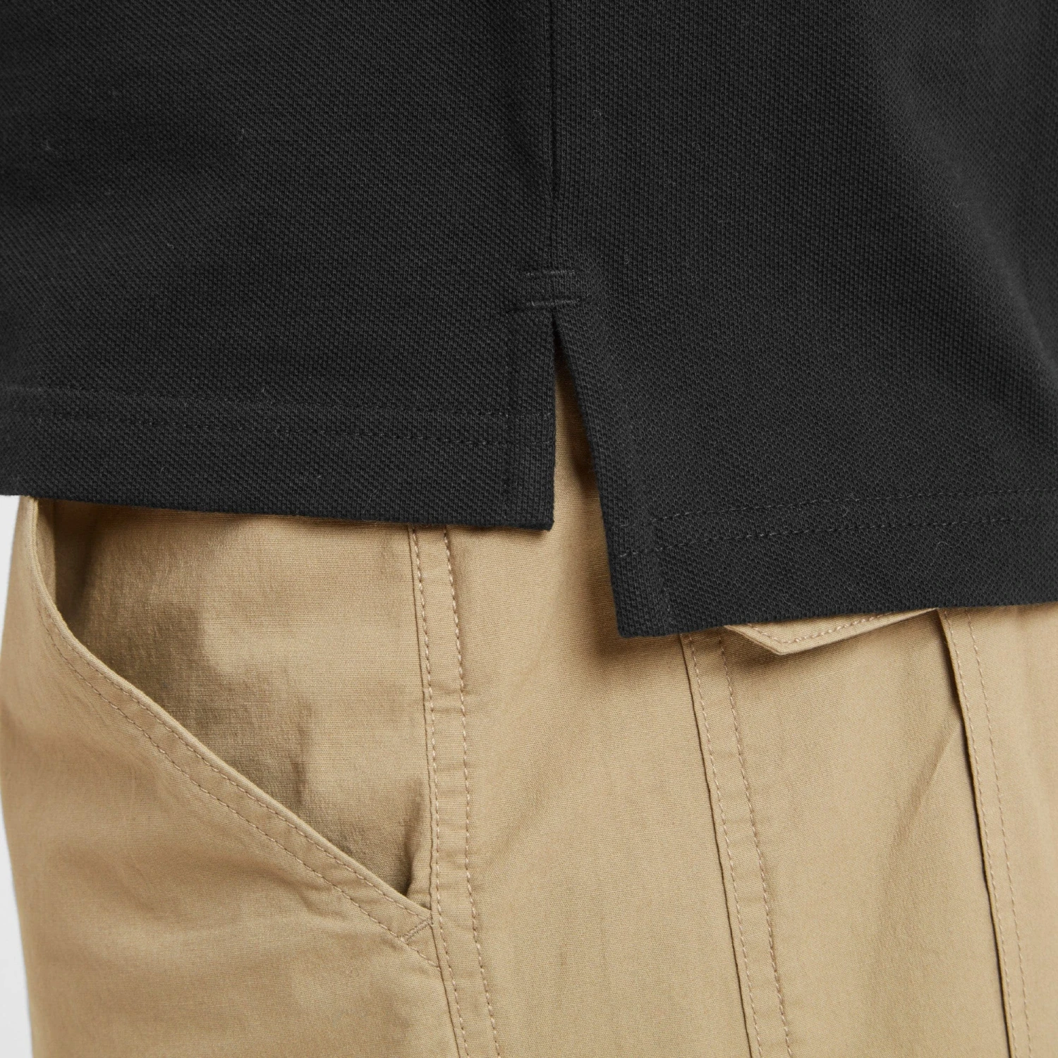 Aketon Mens Polo Shirt - Black 8 Aketon Mens Polo Shirt - Black - Image 6