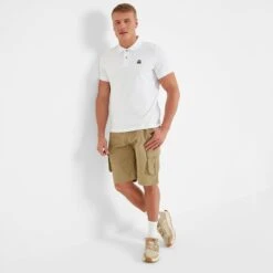Aketon Mens Polo Shirt - Optic White -Fashion General Store 61856 AKET006 1