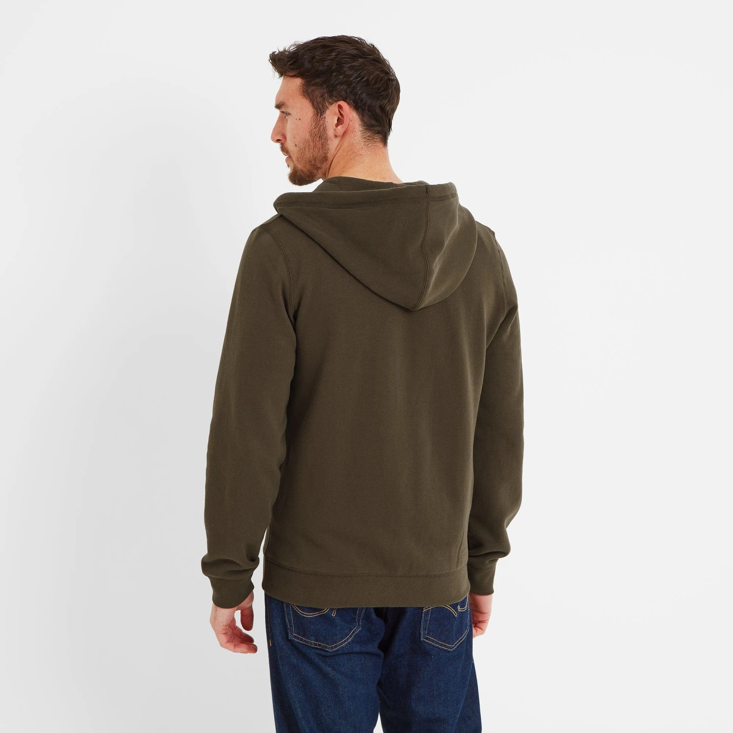Alden Mens Hoody - Dark Khaki 5 Alden Mens Hoody - Dark Khaki - Image 3
