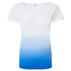Alexa Womens T-Shirt - Mykonos Blue -Fashion General Store 61856 ALEXA302