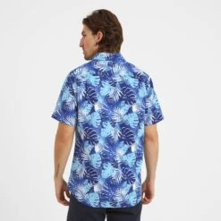 Arnie Mens Short Sleeve Shirt - Sapphire Blue -Fashion General Store 61856 ARNIE001 3