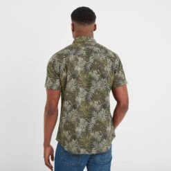 Arnie Mens Short Sleeve Shirt - Khaki -Fashion General Store 61856 ARNIE002 3