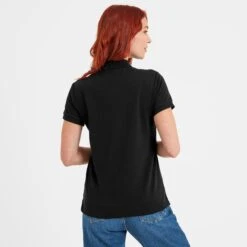 Aspley Womens Tech Polo - Black -Fashion General Store 61856 ASPL300 3