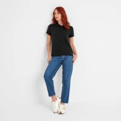 Aspley Womens Tech Polo - Black -Fashion General Store 61856 ASPL300 6