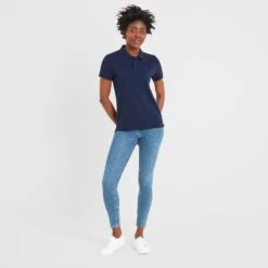 Aspley Womens Tech Polo - Navy 13 Aspley Womens Tech Polo - Navy -Fashion General Store 61856 ASPL301 1