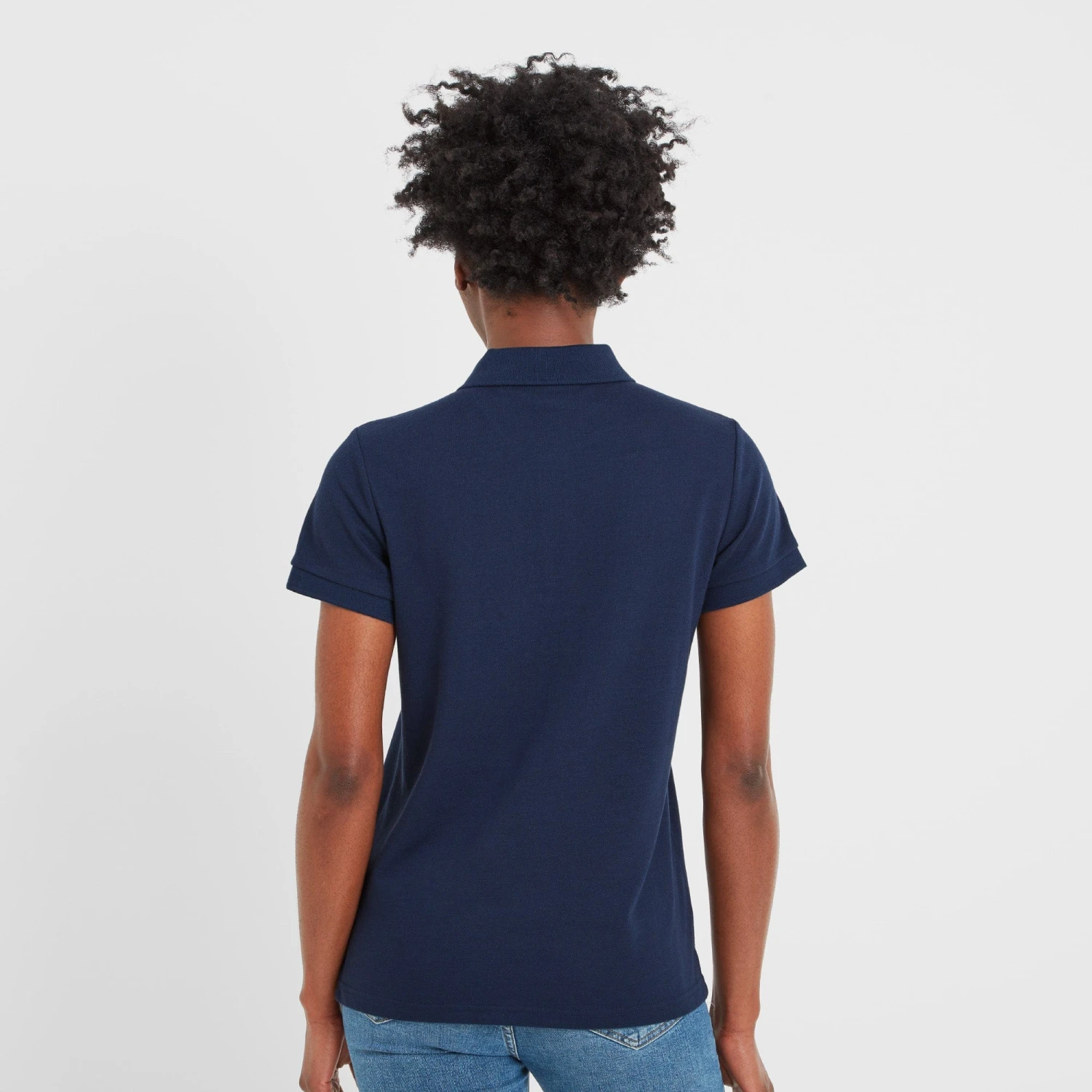 Aspley Womens Tech Polo - Navy 4 Aspley Womens Tech Polo - Navy - Image 2