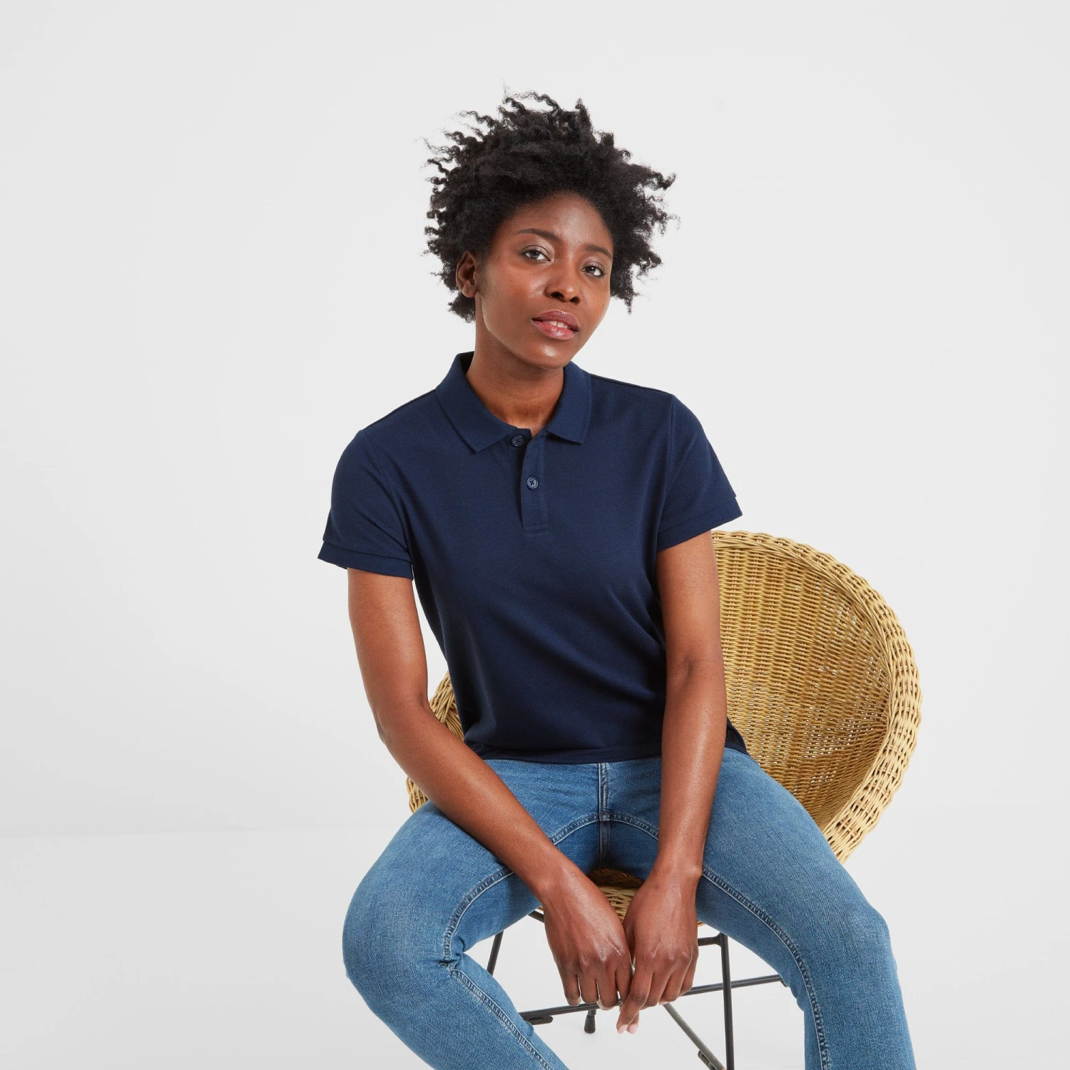 Aspley Womens Tech Polo - Navy 10 Aspley Womens Tech Polo - Navy - Image 8