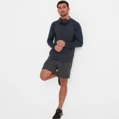 Baldwin Mens Long Sleeve Tech T-Shirt - Dark Indigo -Fashion General Store 61856 BALD003 1