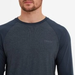 Baldwin Mens Long Sleeve Tech T-Shirt - Dark Indigo -Fashion General Store 61856 BALD003 5