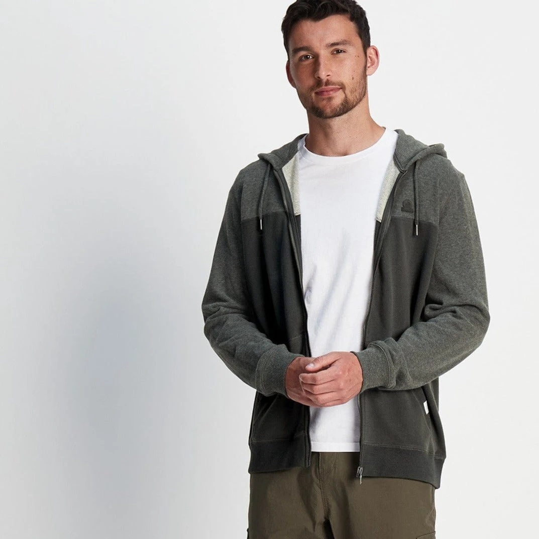 Bampton Mens Hoody - Dark Grey Marl/Soot Grey 6 Bampton Mens Hoody - Dark Grey Marl/Soot Grey - Image 4