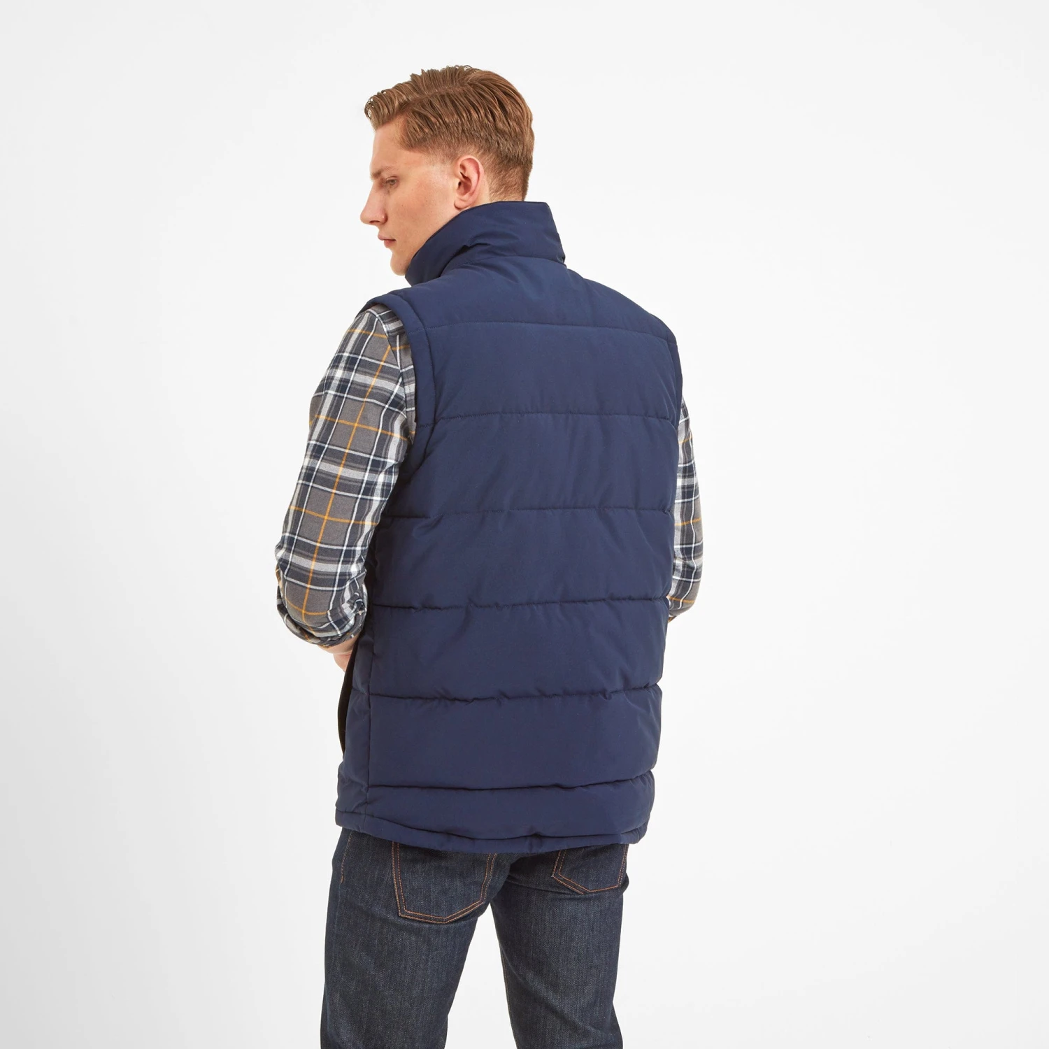 Barmston Mens Insulated Gilet - Navy 4 Barmston Mens Insulated Gilet - Navy - Image 2