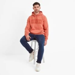 Barron Mens Hoodie - Washed Red -Fashion General Store 61856 BARR005 4