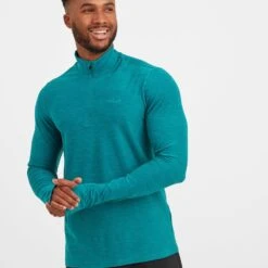 Beet Mens Tech Zip Neck - Pacific Blue 10 Beet Mens Tech Zip Neck - Pacific Blue -Fashion General Store 61856 BEET001 2
