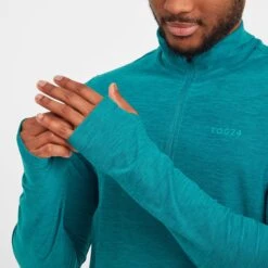 Beet Mens Tech Zip Neck - Pacific Blue 14 Beet Mens Tech Zip Neck - Pacific Blue -Fashion General Store 61856 BEET001 5