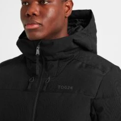 Berg Mens Insulated Padded Ski Jacket - Black -Fashion General Store 61856 BERGJ001 3