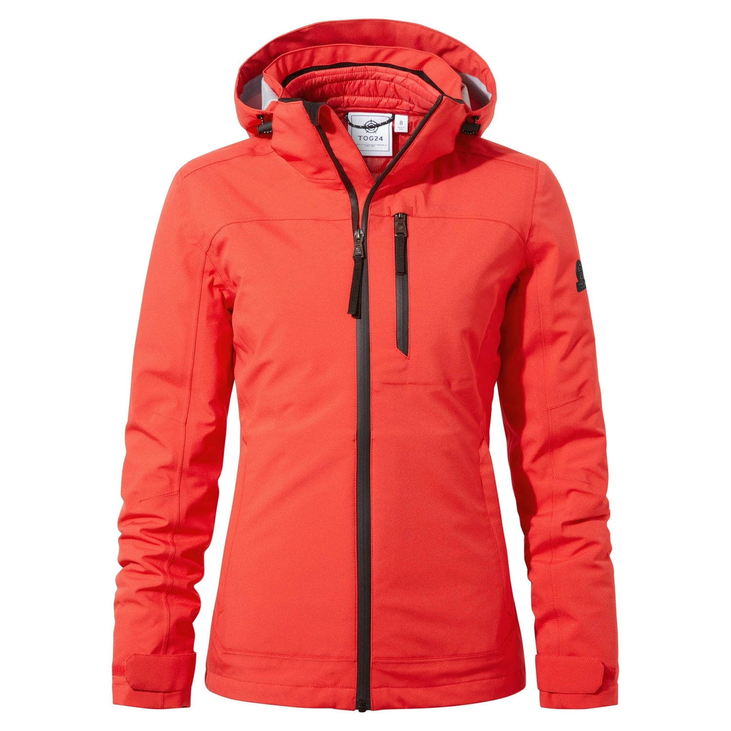 Beverley Womens 3-in-1 Waterproof Jacket - Dark Coral 11 Beverley Womens 3-in-1 Waterproof Jacket - Dark Coral - Image 9