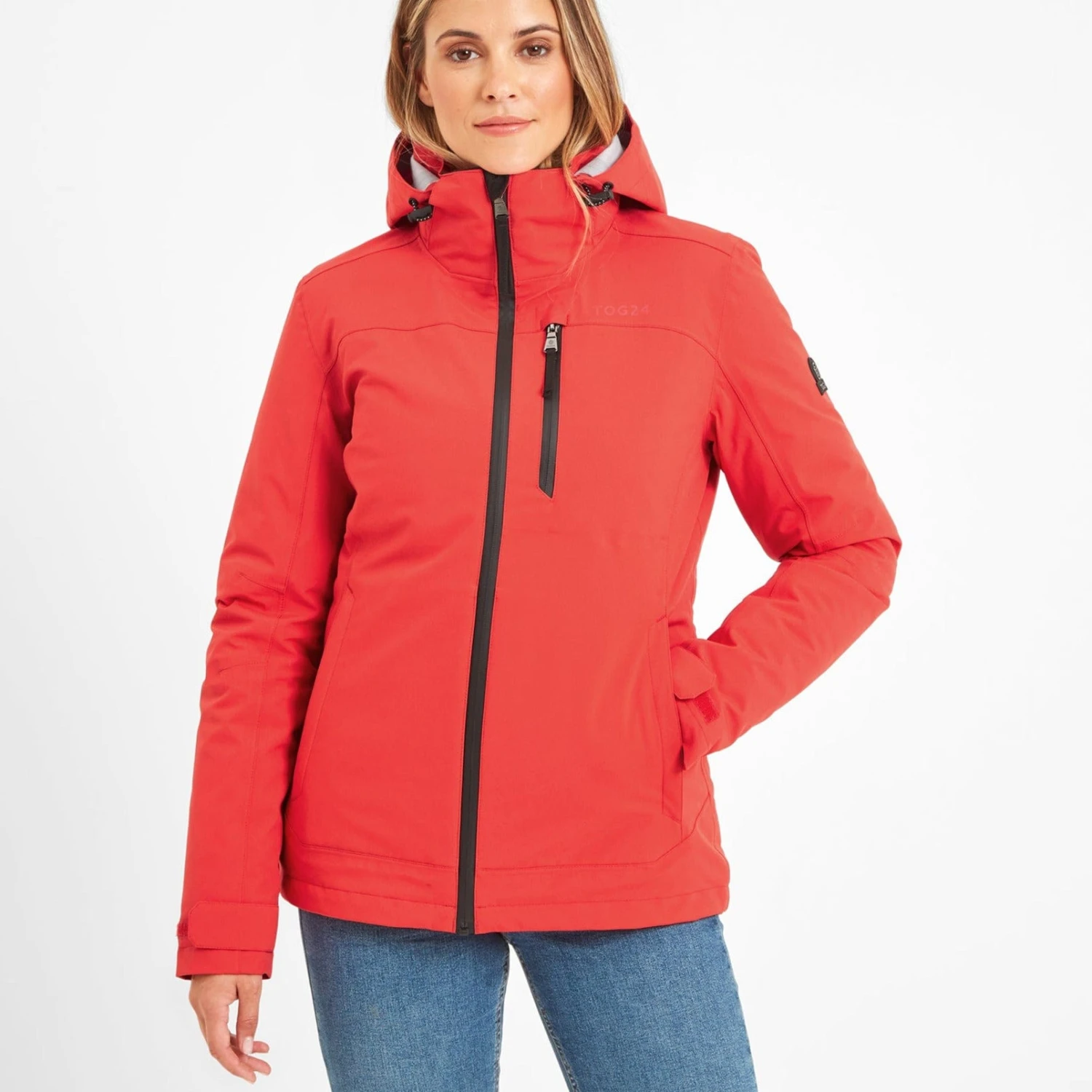 Beverley Womens 3-in-1 Waterproof Jacket - Dark Coral 7 Beverley Womens 3-in-1 Waterproof Jacket - Dark Coral - Image 5