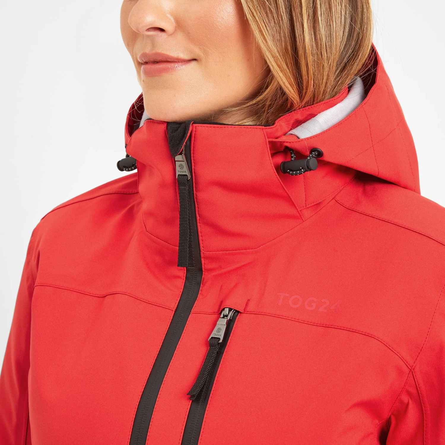 Beverley Womens 3-in-1 Waterproof Jacket - Dark Coral 9 Beverley Womens 3-in-1 Waterproof Jacket - Dark Coral - Image 7