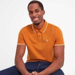 Binsoe Mens Polo - Tangerine 17 Binsoe Mens Polo - Tangerine -Fashion General Store 61856 BINS002 6