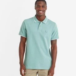Binsoe Mens Polo - Muted Teal