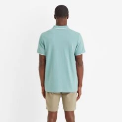 Binsoe Mens Polo - Muted Teal -Fashion General Store 61856 BINS004 3