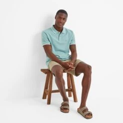 Binsoe Mens Polo - Muted Teal -Fashion General Store 61856 BINS004 4