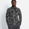 Bleakholt Mens Quarter Zip Fleece - Steel Grey Geo Camo 2 Bleakholt Mens Quarter Zip Fleece - Steel Grey Geo Camo -Fashion General Store 61856 BLEAK002 2