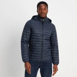 Bowburn Mens Padded Jacket - Dark Indigo -Fashion General Store 61856 BOWB010 1