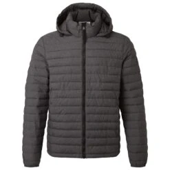 Bowburn Mens Padded Jacket - Grey Marl -Fashion General Store 61856 BOWB011