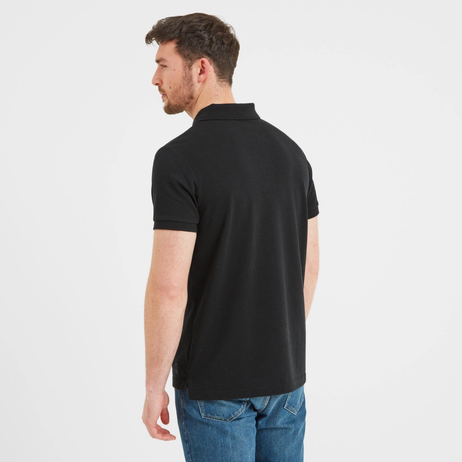 Bower Mens Polo Shirt - Black 4 Bower Mens Polo Shirt - Black - Image 2