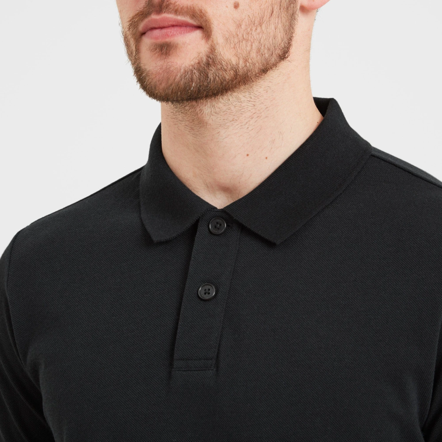 Bower Mens Polo Shirt - Black 7 Bower Mens Polo Shirt - Black - Image 5
