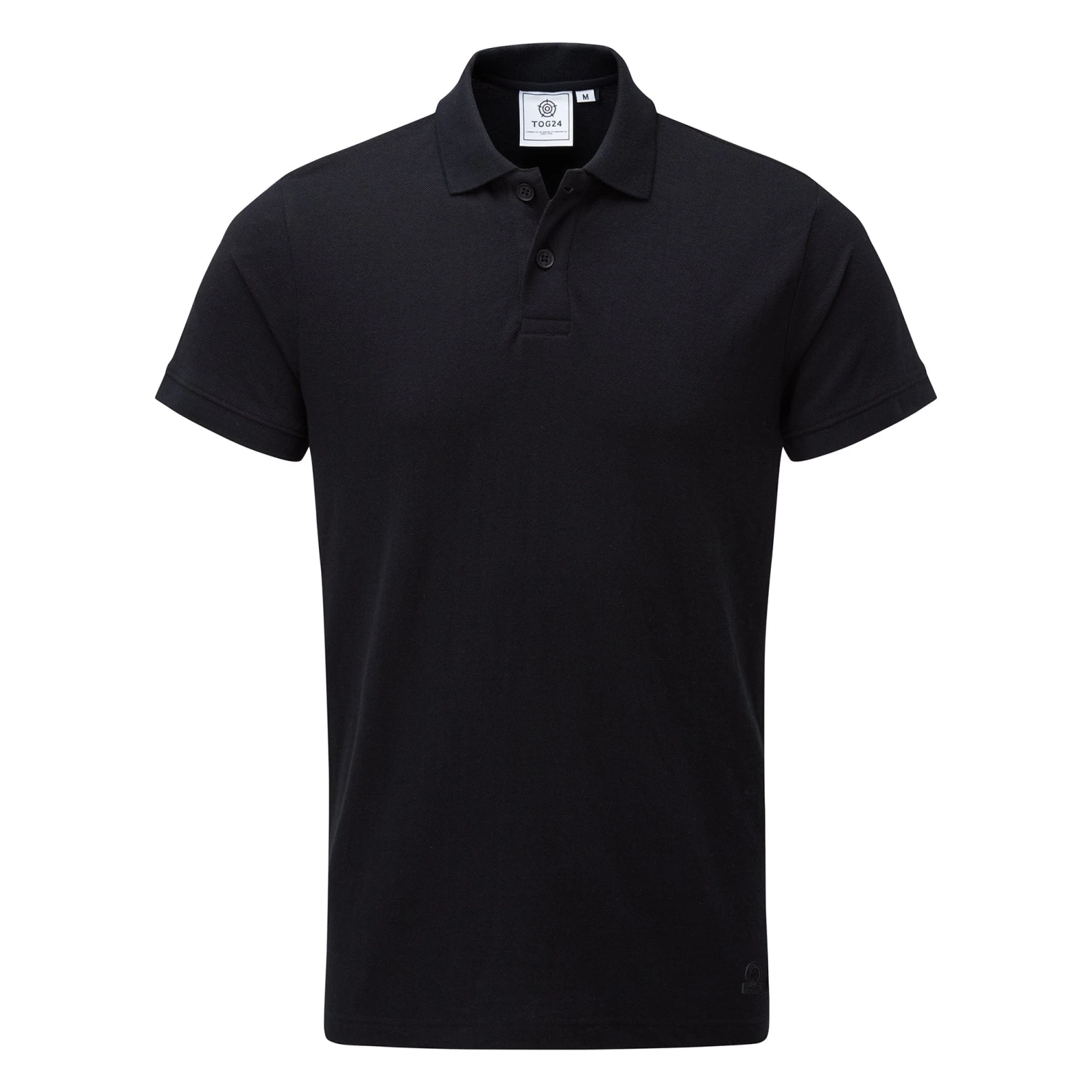 Bower Mens Polo Shirt - Black 5 Bower Mens Polo Shirt - Black - Image 3