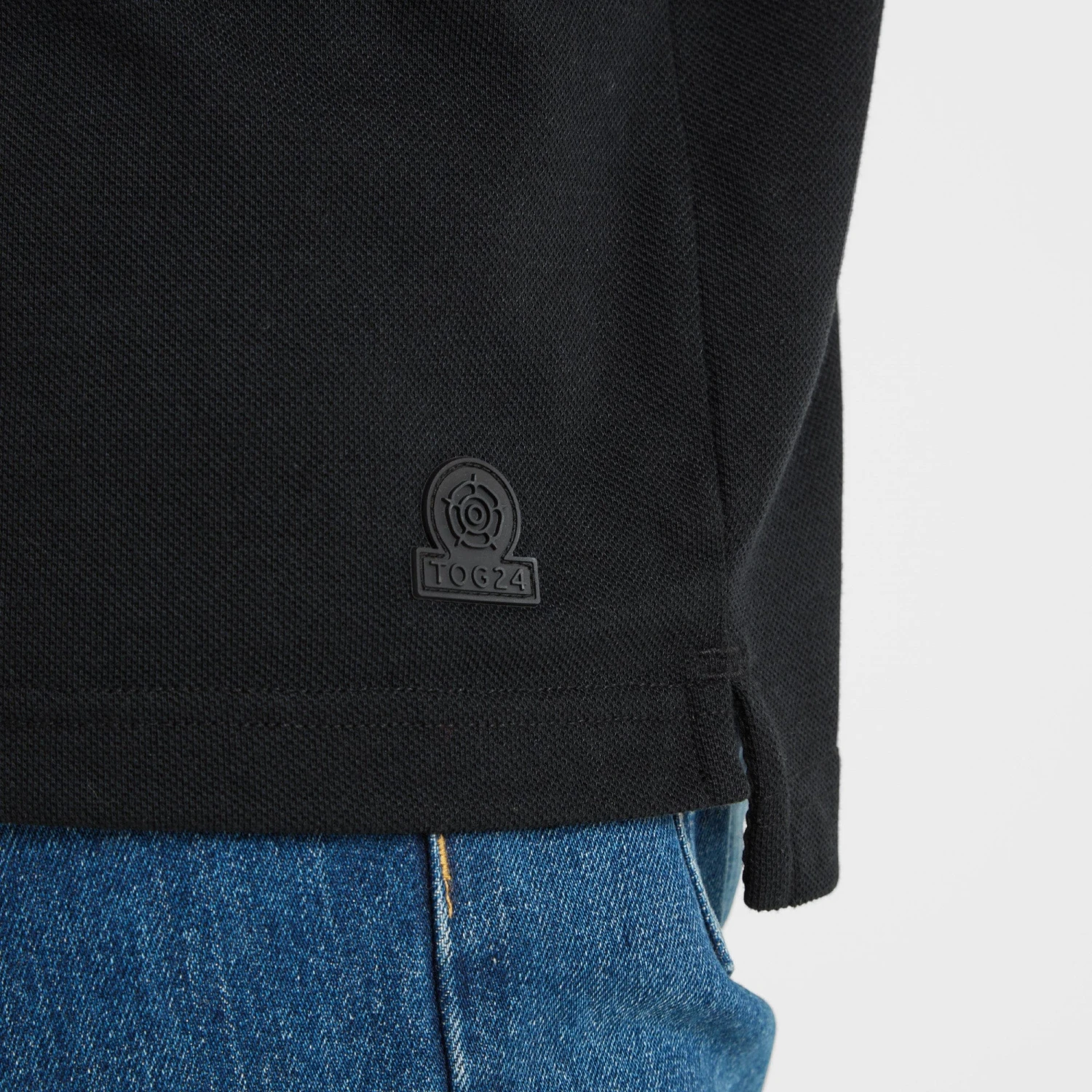 Bower Mens Polo Shirt - Black 8 Bower Mens Polo Shirt - Black - Image 6