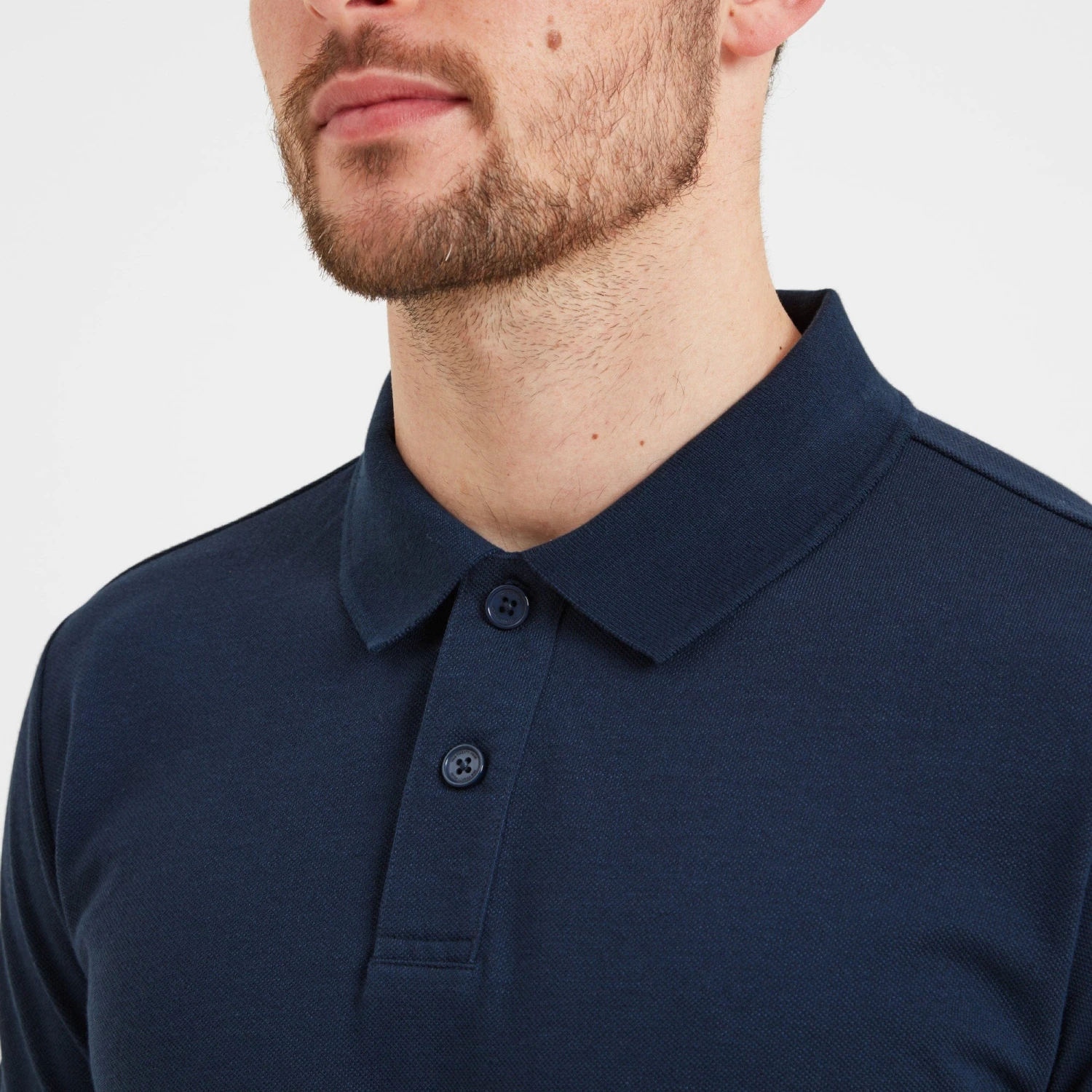 Bower Mens Polo Shirt - Navy 7 Bower Mens Polo Shirt - Navy - Image 5