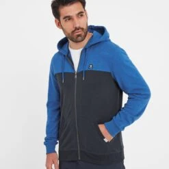 Boyce Mens Hoody - Dark Indigo/Sapphire Blue Marl