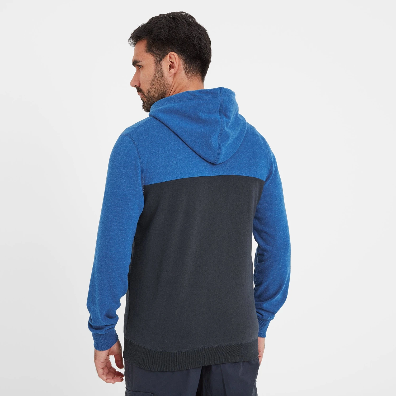 Boyce Mens Hoody - Dark Indigo/Sapphire Blue Marl 4 Boyce Mens Hoody - Dark Indigo/Sapphire Blue Marl - Image 2